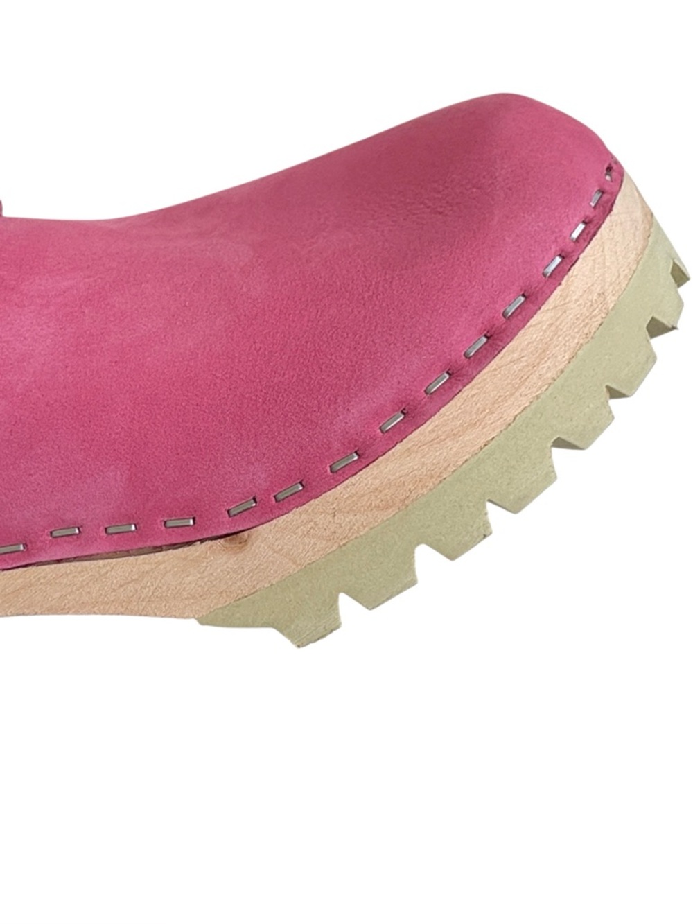 EUC Lotta’s Stockholm Leather Clogs Pink Size 8.5 - Picture 5 of 8
